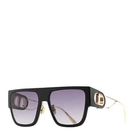 dior s3u|30Montaigne S3U Black Rectangular Sunglasses .